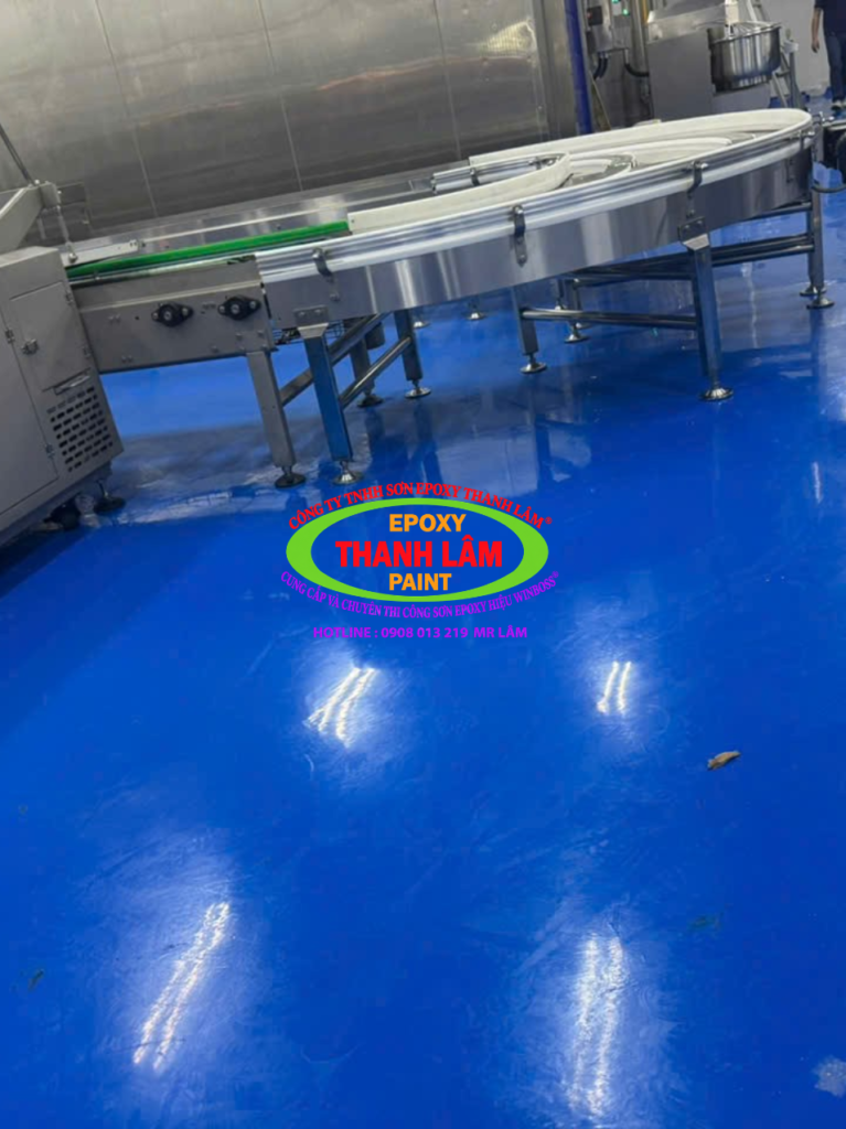 Epoxy tự san phẳng và PU - MF nhà máy thực phẩm Richy miền Nam 7 12