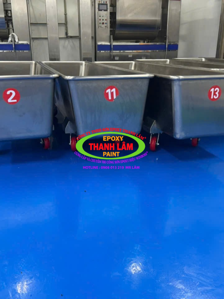 Epoxy tự san phẳng và PU - MF nhà máy thực phẩm Richy miền Nam 8 13