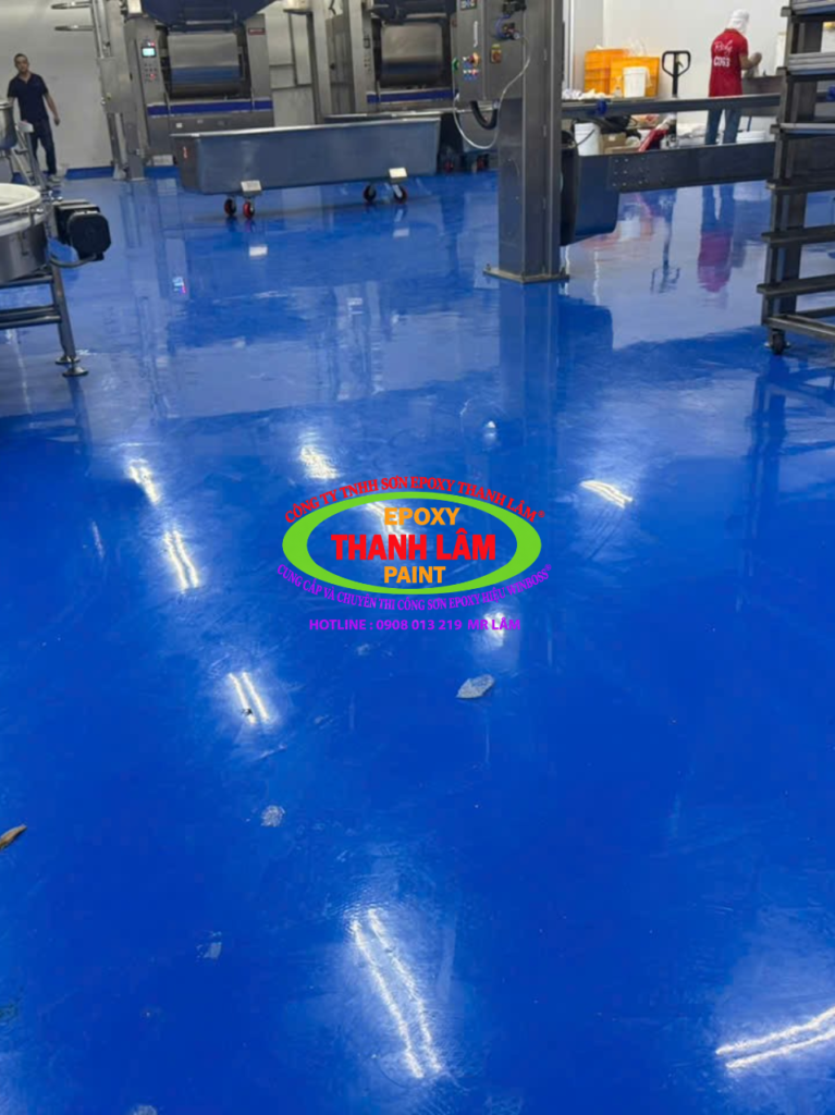 Epoxy tự san phẳng và PU - MF nhà máy thực phẩm Richy miền Nam 9 14