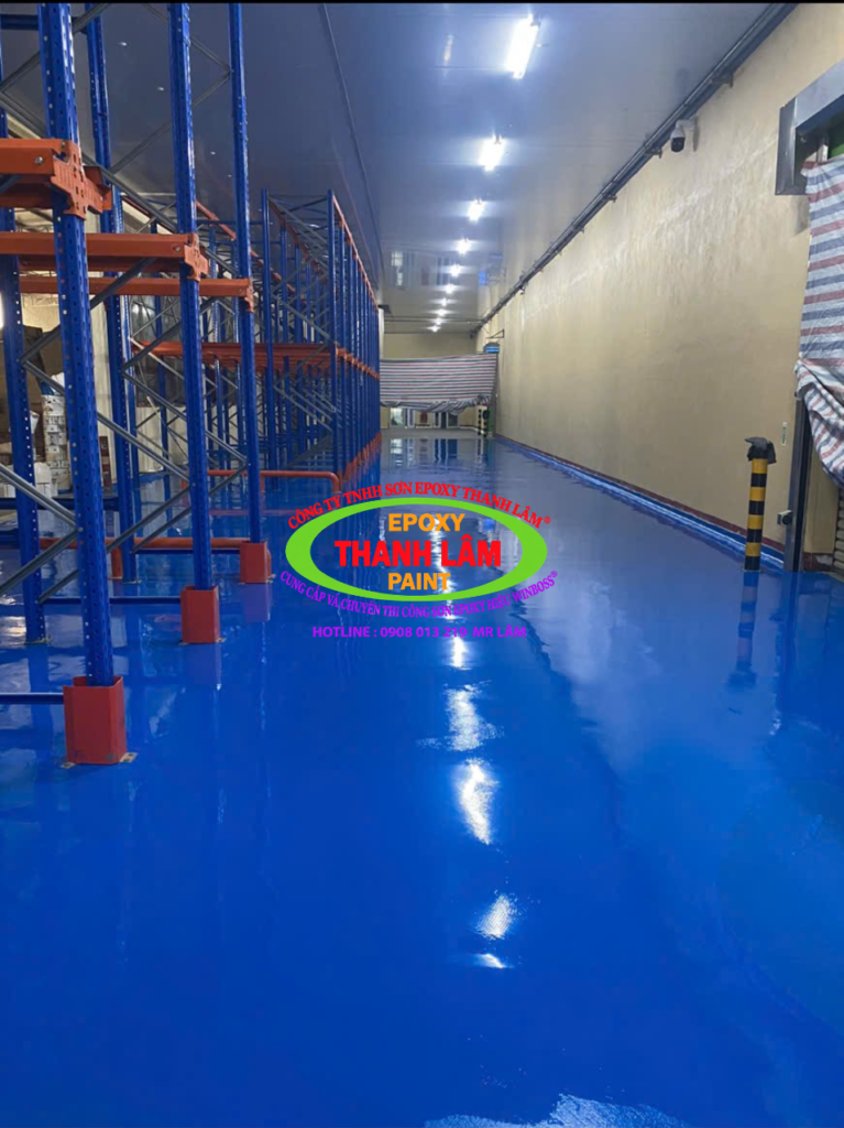 Epoxy tự san phẳng và PU - MF nhà máy thực phẩm Richy miền Nam 10 15