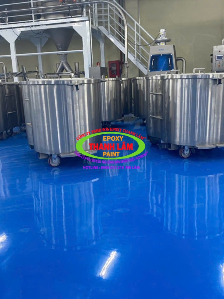 Epoxy tự san phẳng và PU - MF nhà máy thực phẩm Richy miền Nam 11 16