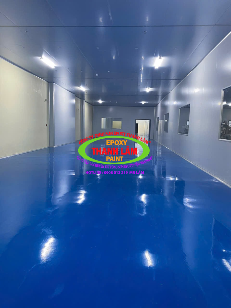 Epoxy tự san phẳng và PU - MF nhà máy thực phẩm Richy miền Nam 16 21