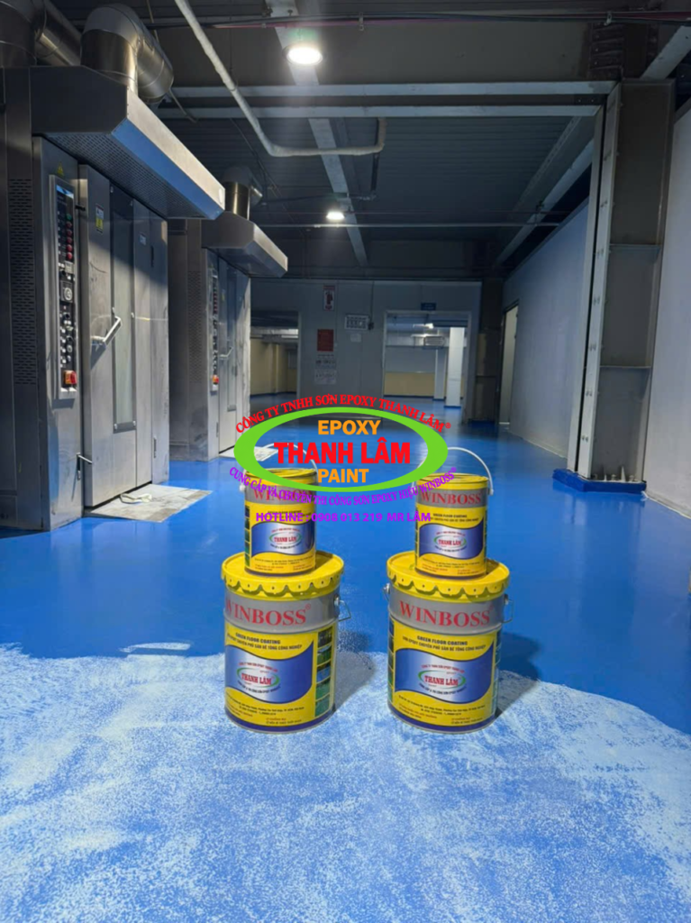 Epoxy tự san phẳng và PU - MF nhà máy thực phẩm Richy miền Nam 18 23