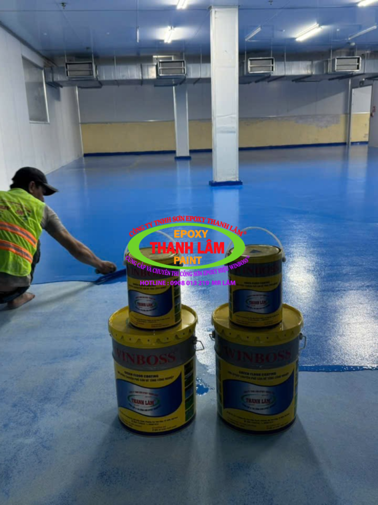 Epoxy tự san phẳng và PU - MF nhà máy thực phẩm Richy miền Nam 19 24
