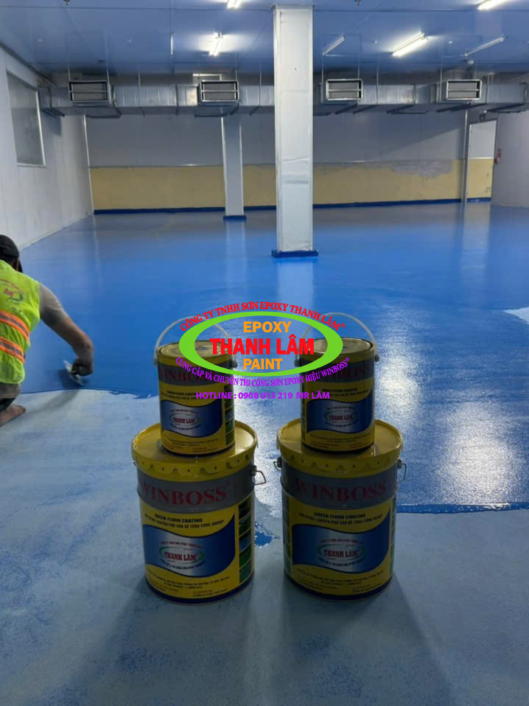 Epoxy tự san phẳng và PU - MF nhà máy thực phẩm Richy miền Nam 20 25