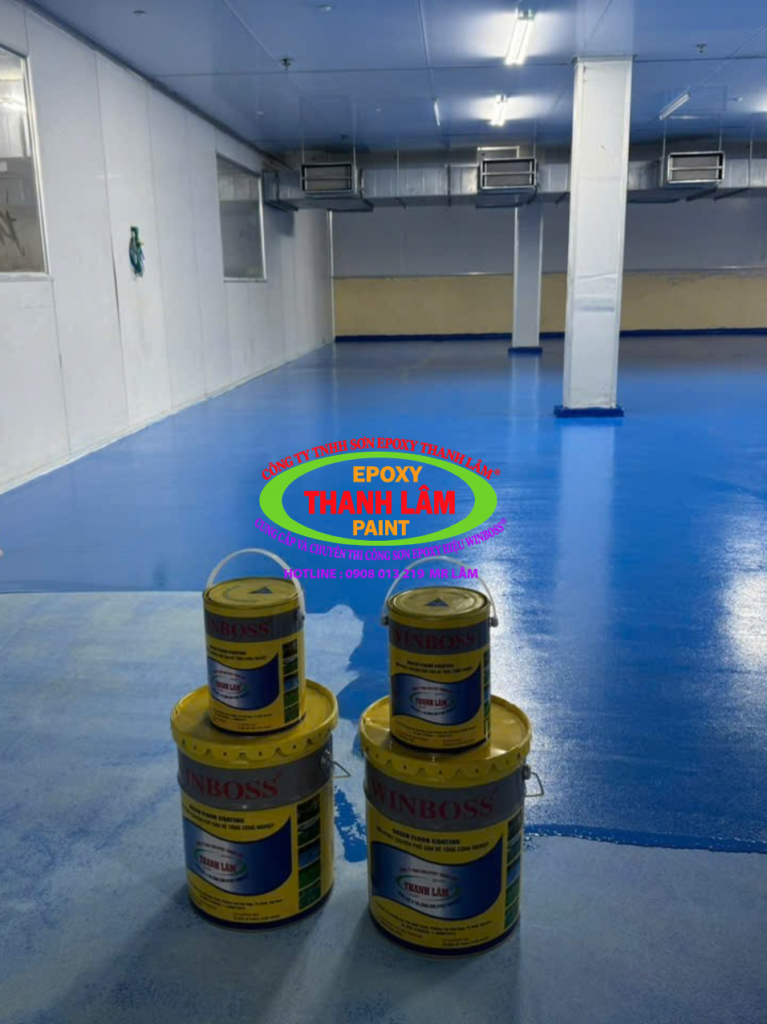 Epoxy tự san phẳng và PU - MF nhà máy thực phẩm Richy miền Nam 21 26