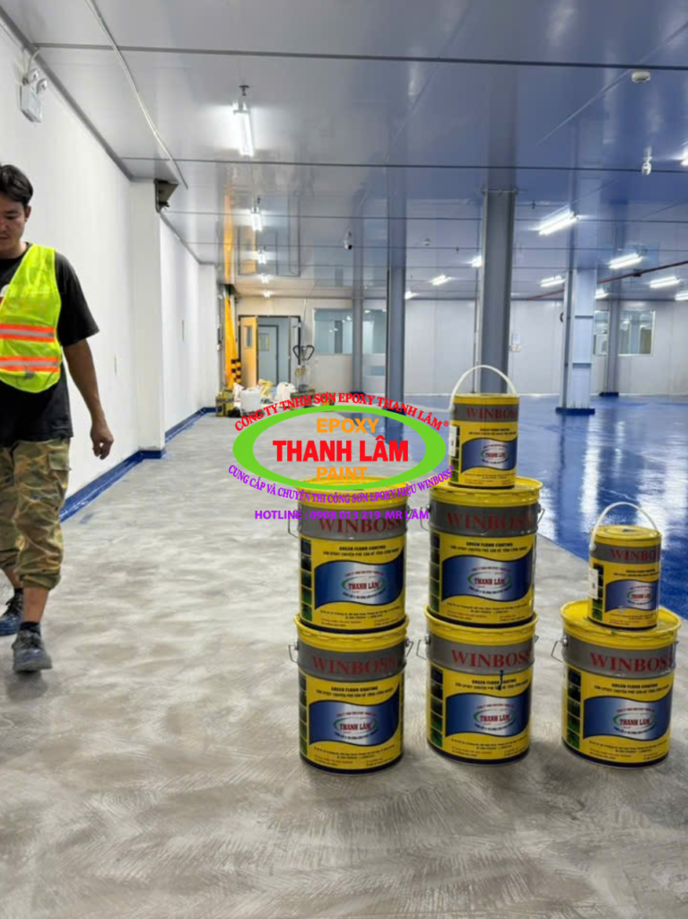 Epoxy tự san phẳng và PU - MF nhà máy thực phẩm Richy miền Nam 23 28