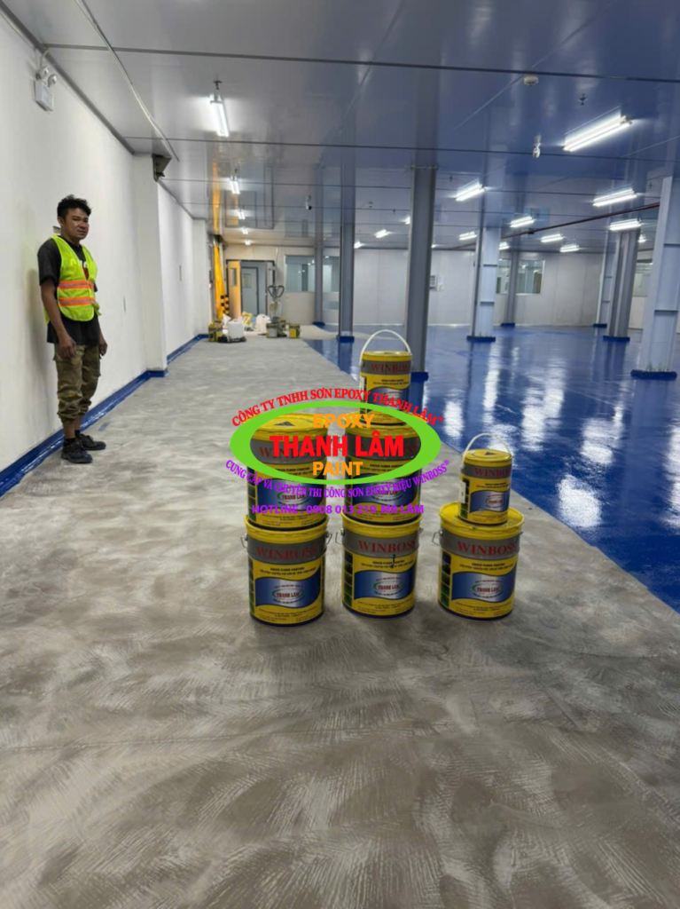 Epoxy tự san phẳng và PU - MF nhà máy thực phẩm Richy miền Nam 24 29