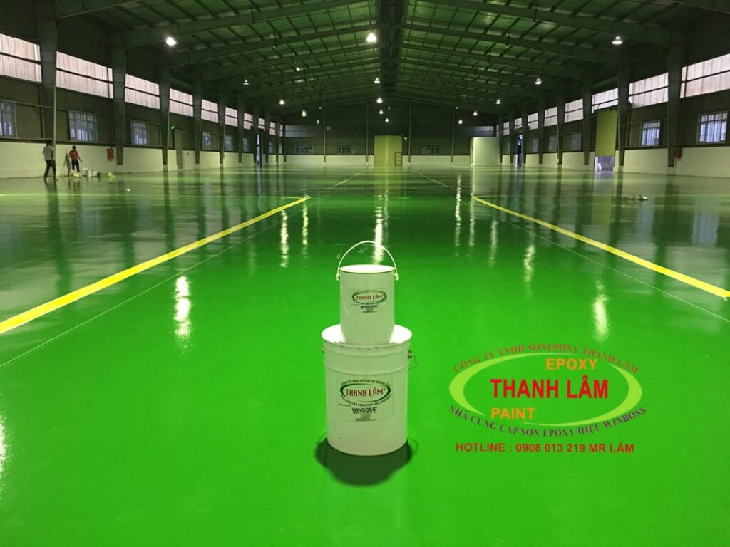 Hoàn Thiện Sơn Epoxy Xưởng 1 Sản Xuất Nhựa Tân Hiệp Hưng Kcn Tân Tạo