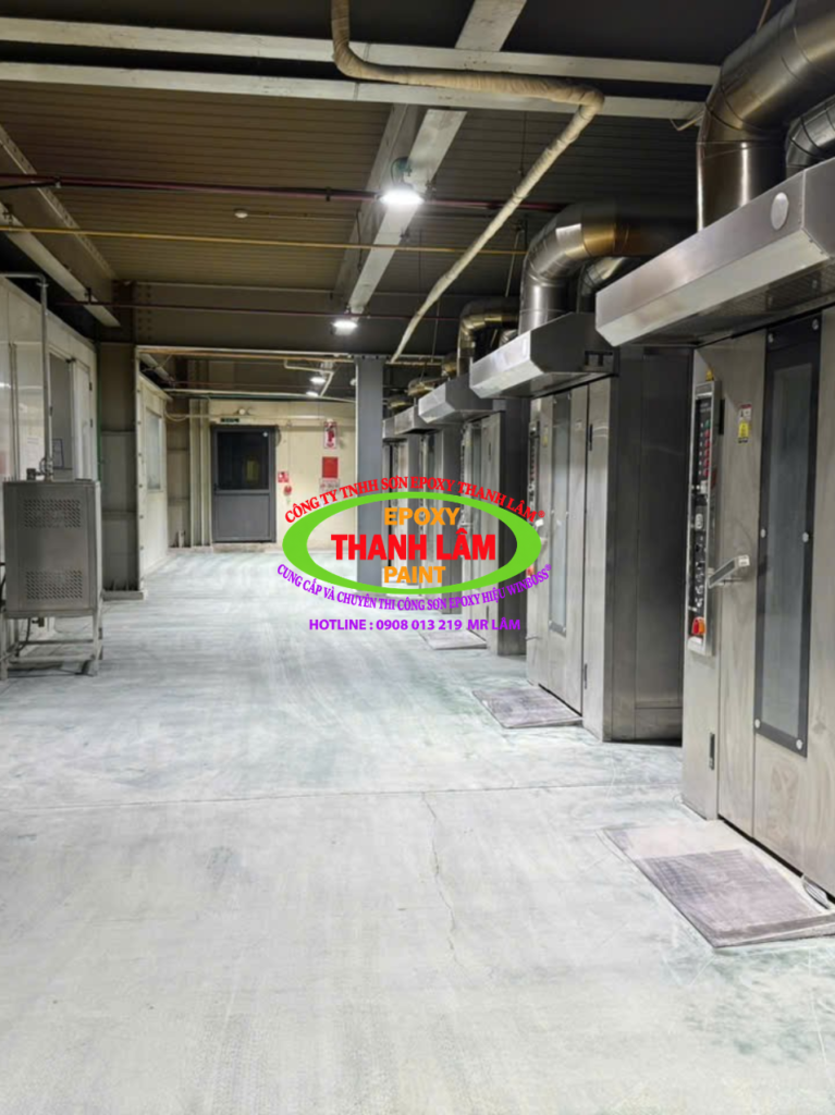 Epoxy tự san phẳng và PU - MF nhà máy thực phẩm Richy miền Nam 5 33