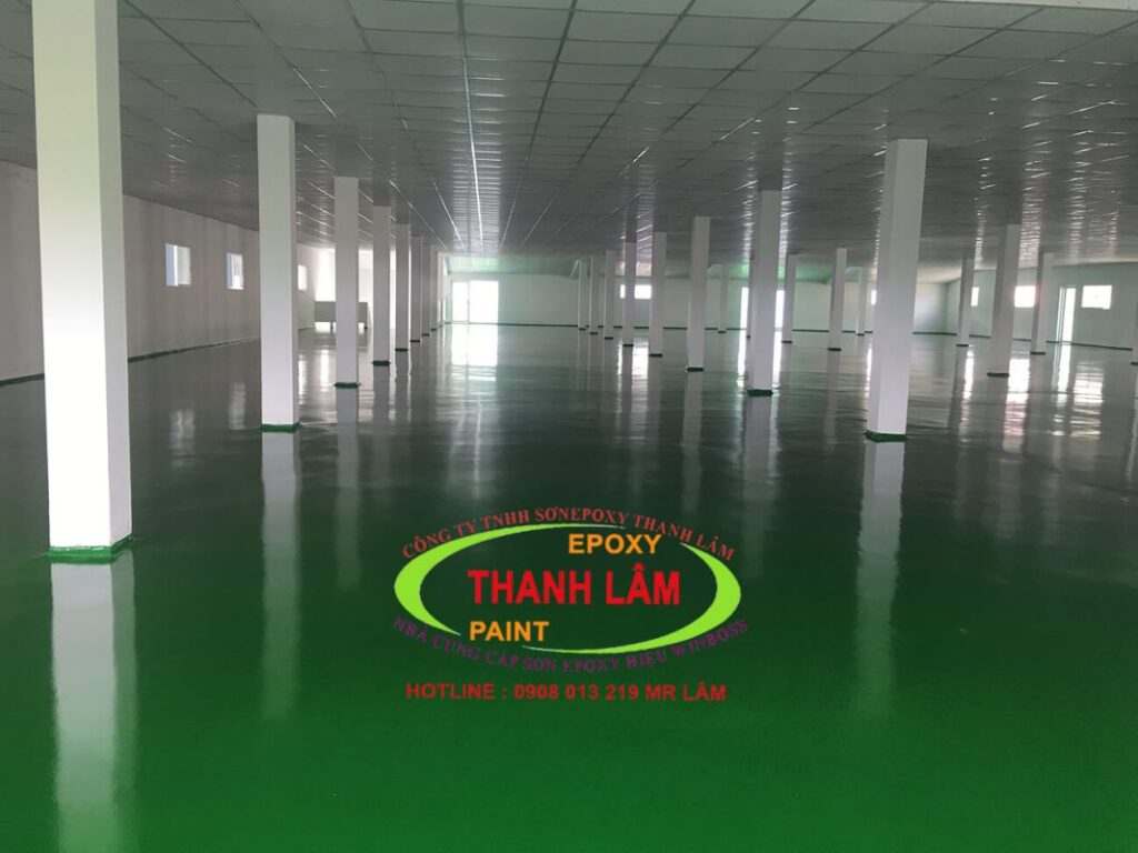 Hoàn Thiện Sơn Epoxy Hệ Lăn Nhà Máy Sản Xuất Bánh Kẹo