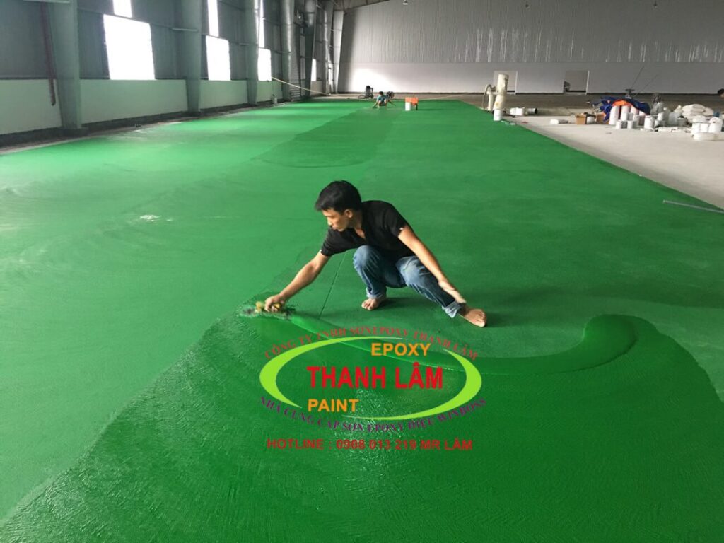 Cán Vữa Pu Polyurethane Cho Nền Nhà Máy Sản Xuất Thực Phẩm Thai Lan