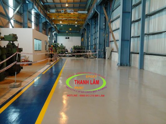 Sơn Epoxy Cho Nhà Máy Thép Vina Kyeoi Kcn Phú Mỹ 3