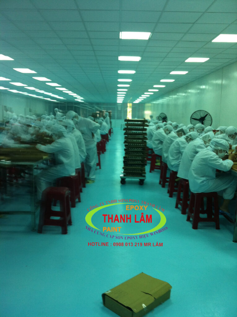 Sơn Pu Polyurethane Xưởng Sản Xuất Bánh Kẹo Bình Dương