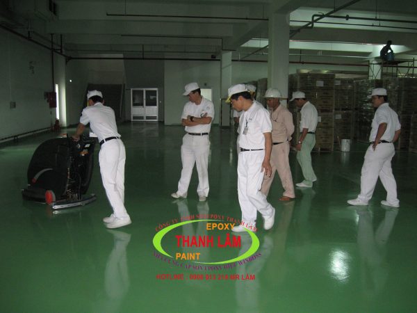 Nghiệm Thu Độ Bám Dính Của Lớp Sơn Epoxy Hệ Lăn